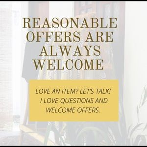 Offers Welcome! 👩🏻‍💼